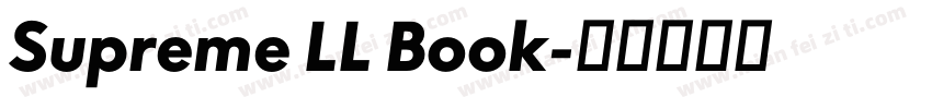 Supreme LL Book字体转换